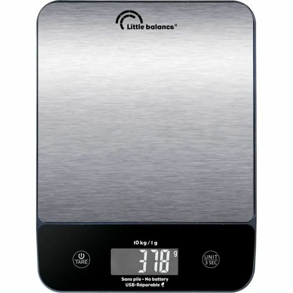 bilancia da cucina Little Balance 10 kg Argentato 23,8 x 17,3 cm