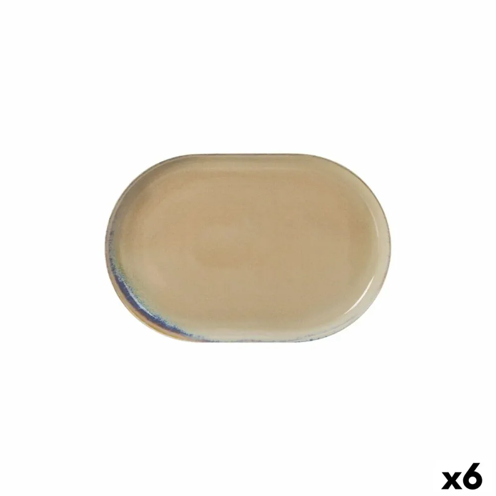 Affilacoltelli Manuale Teglia da Cucina La Mediterránea Cies Ovale 25 x 15 x 2,2 cm (6 Unità)