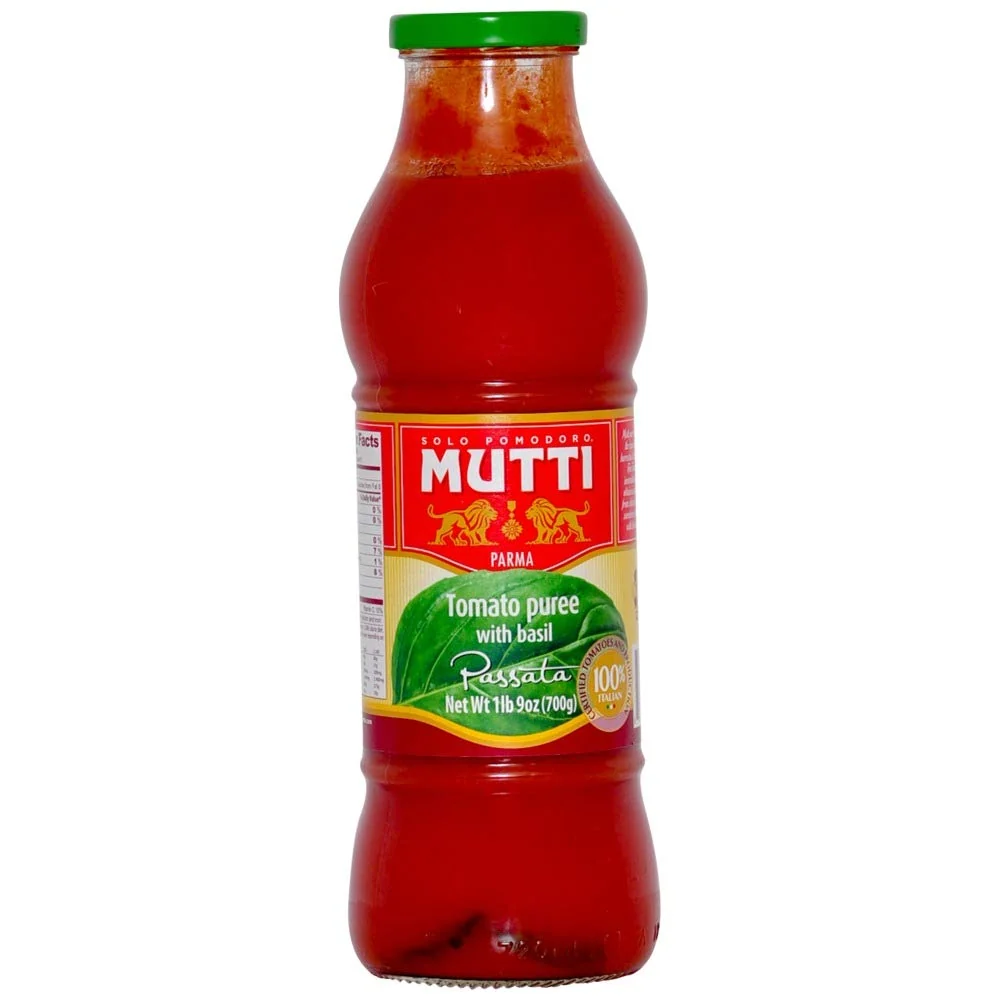 12 x 700g Mutti passata di pomodoro 100% Italiana