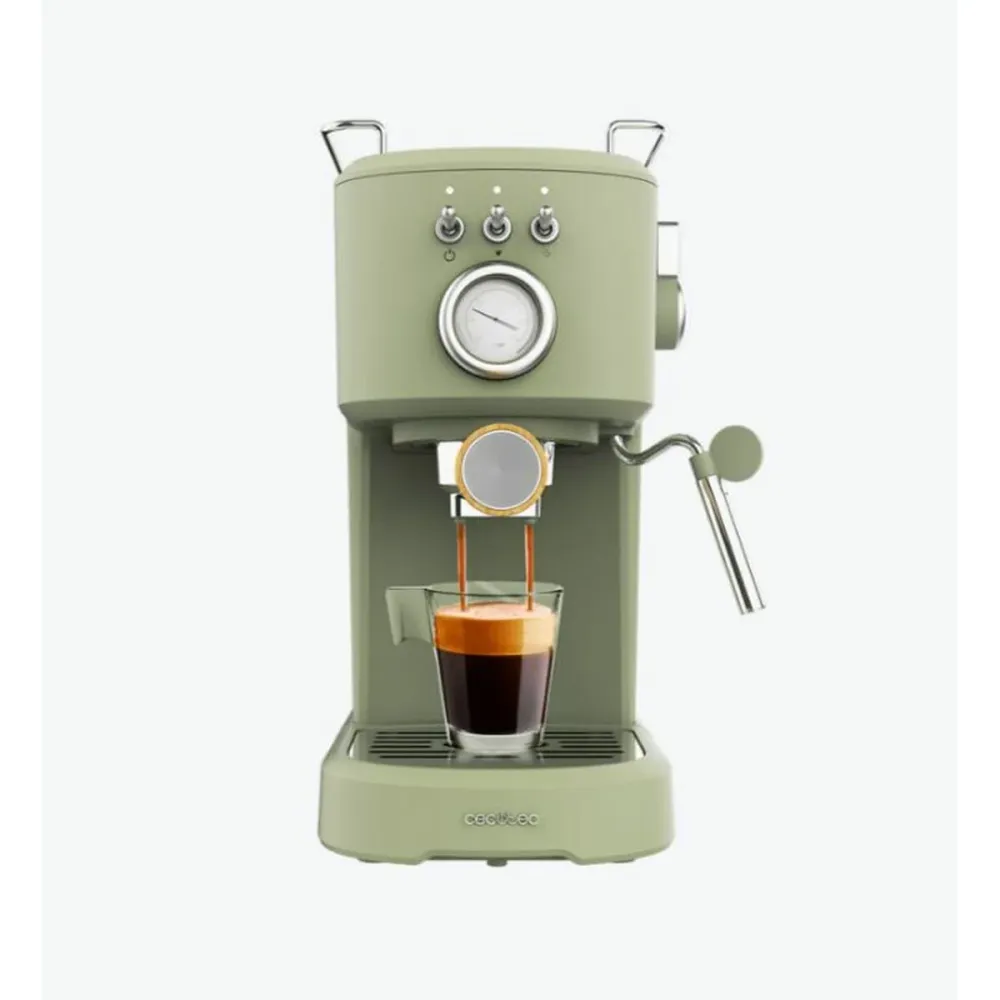 Caffettiera Express Cecotec Power Espresso 20 Classico 1100 W 20 bar 1,25 L Verde