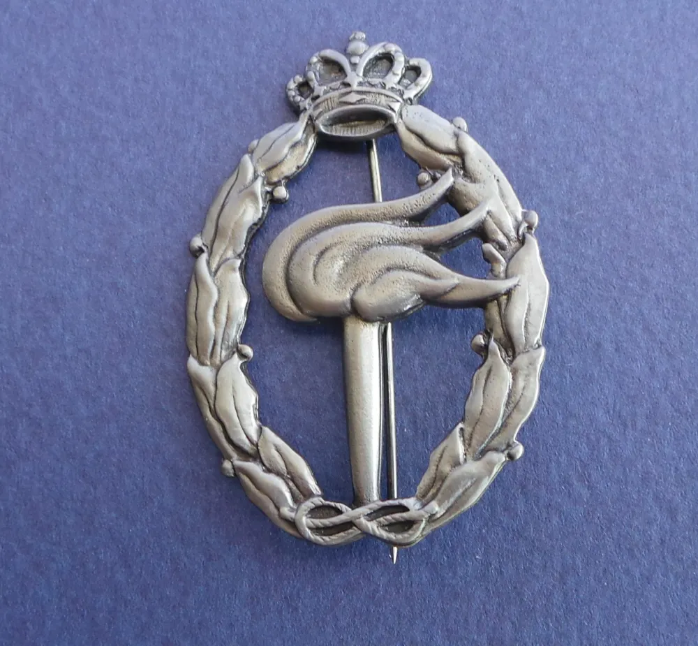 WW2 Riproduzione Distintivo Regia Aeronautica Italiana Azioni Guerra Ricognizione Osservazione