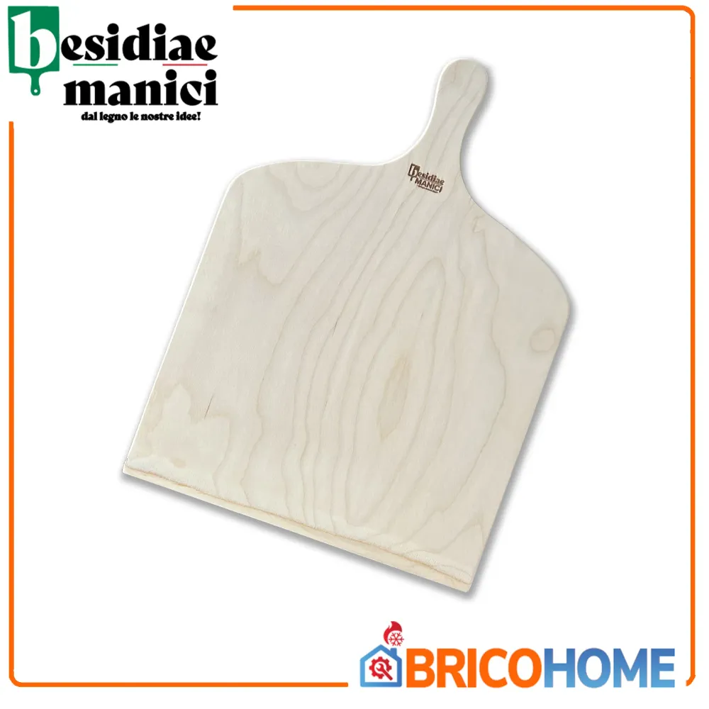 Pizzaschaufel aus Birkenholz, Maße 41x33 cm, Dicke 0,6 mm Online Caldo Sale