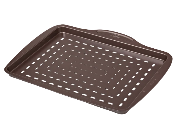 Strumenti per Cioccolato asimetriA - Teglia per pizza antiaderentea presa comodo - varie dimensioni e forme
