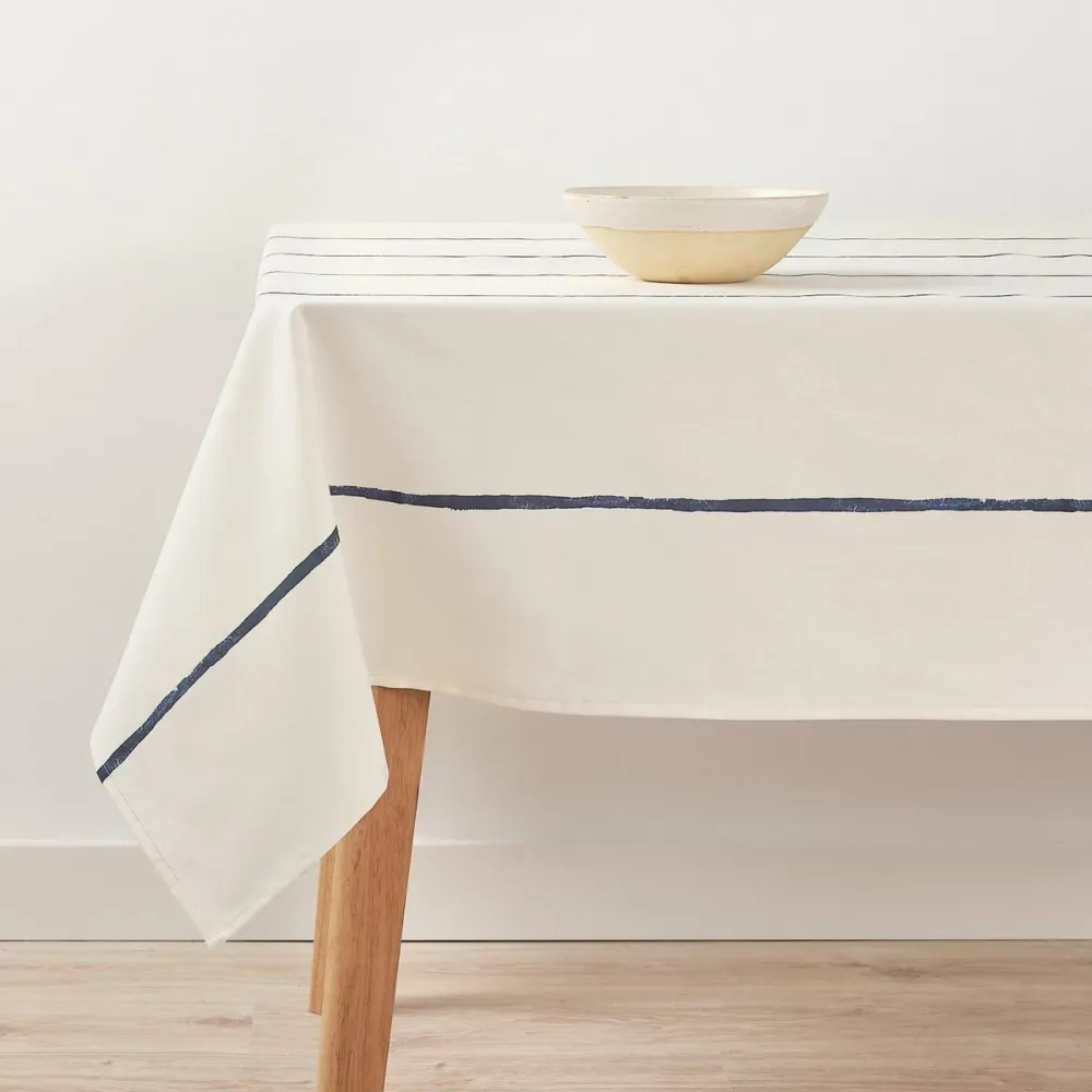 Tovaglia Belum 0120-319 Bianco 240 x 155 cm con 4 Pezzi