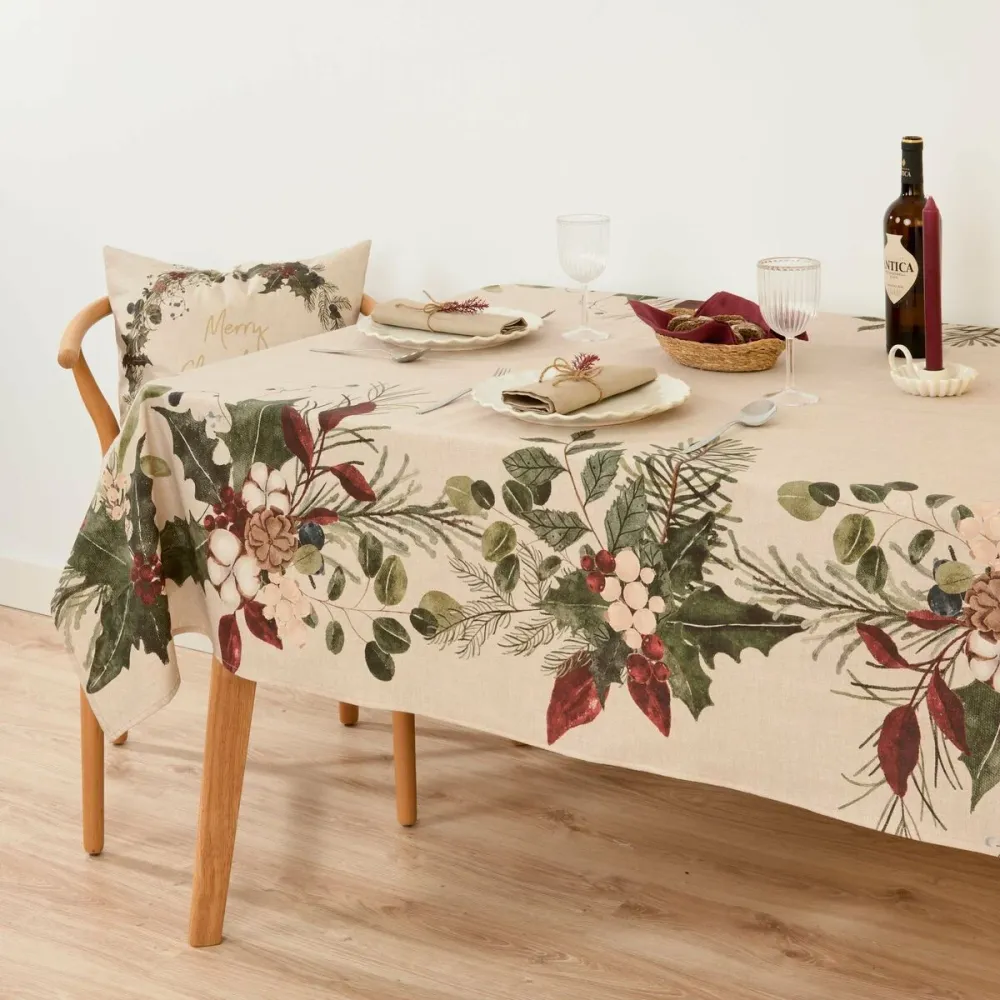 Tovaglia antimacchia Belum Christmas 100 x 155 cm per Festività