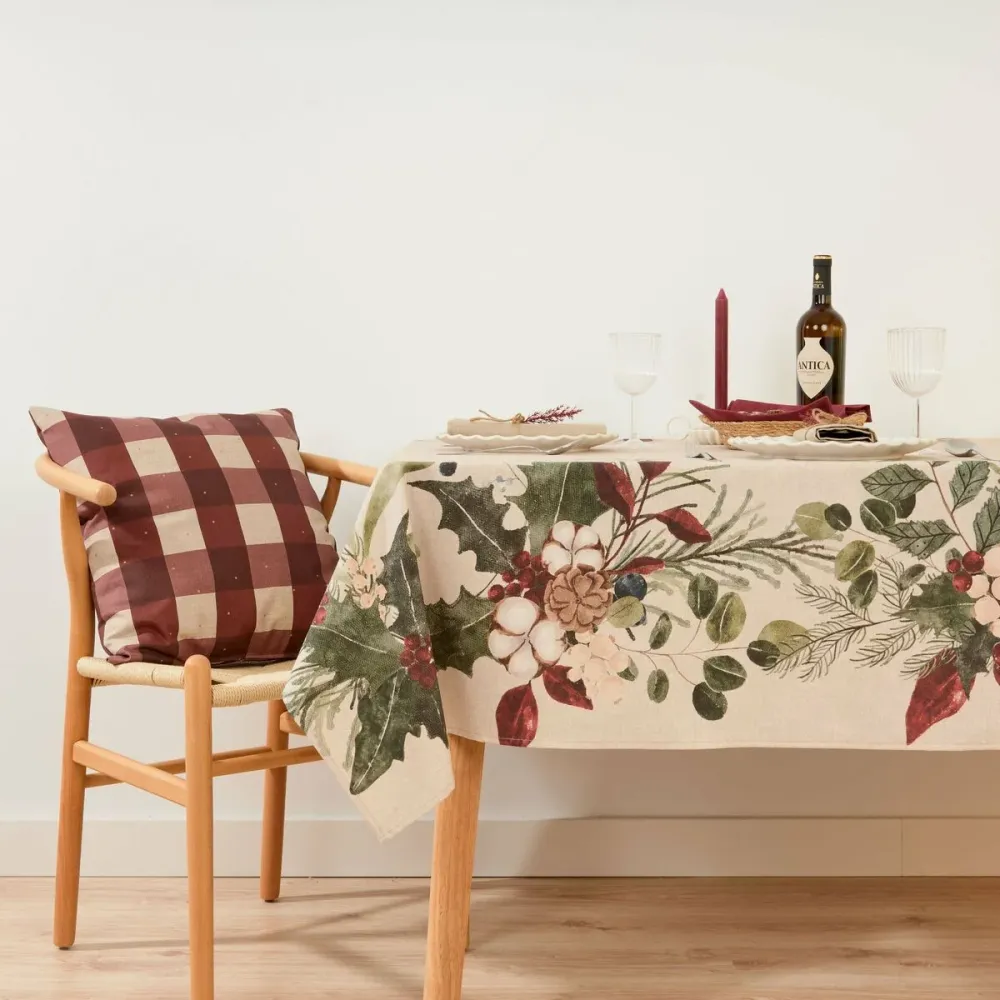 Tovaglia antimacchia Belum Christmas 100 x 155 cm per Festività