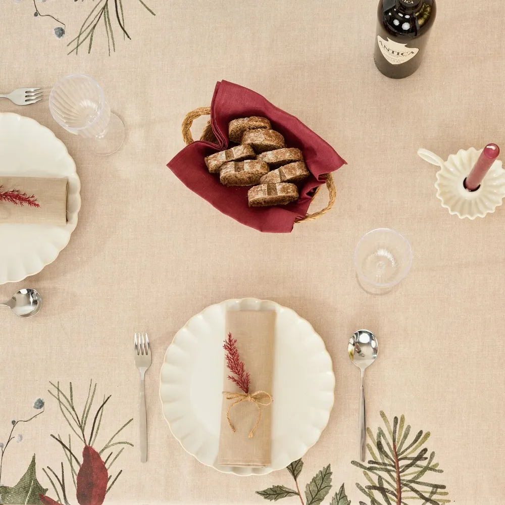 Tovaglia antimacchia Belum Christmas 100 x 155 cm per Festività