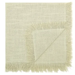 Lotto di 4 tovaglioli 45 x 45 cm Panna POLA