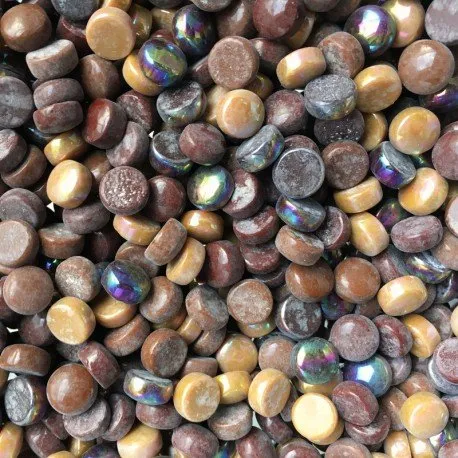 Dotz di Vetro 12mm Mix di Cioccolato