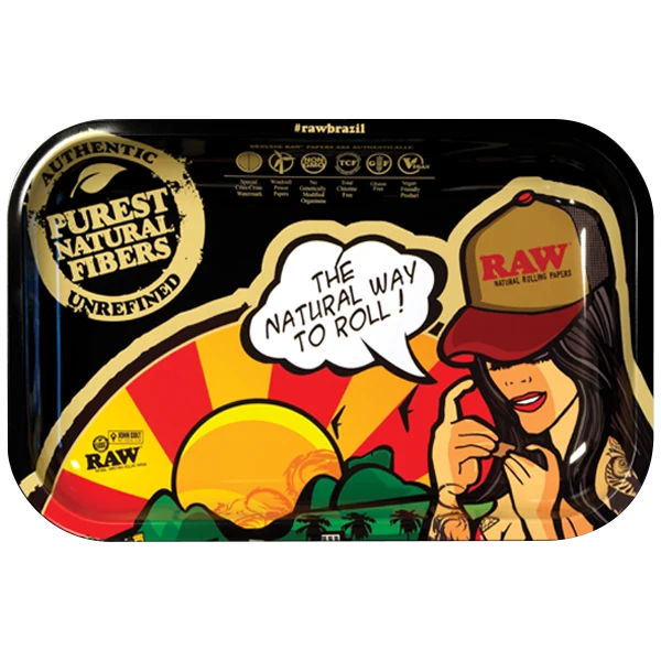 RAW ROLLING TRAY "BRAZIL-Limited Edition"