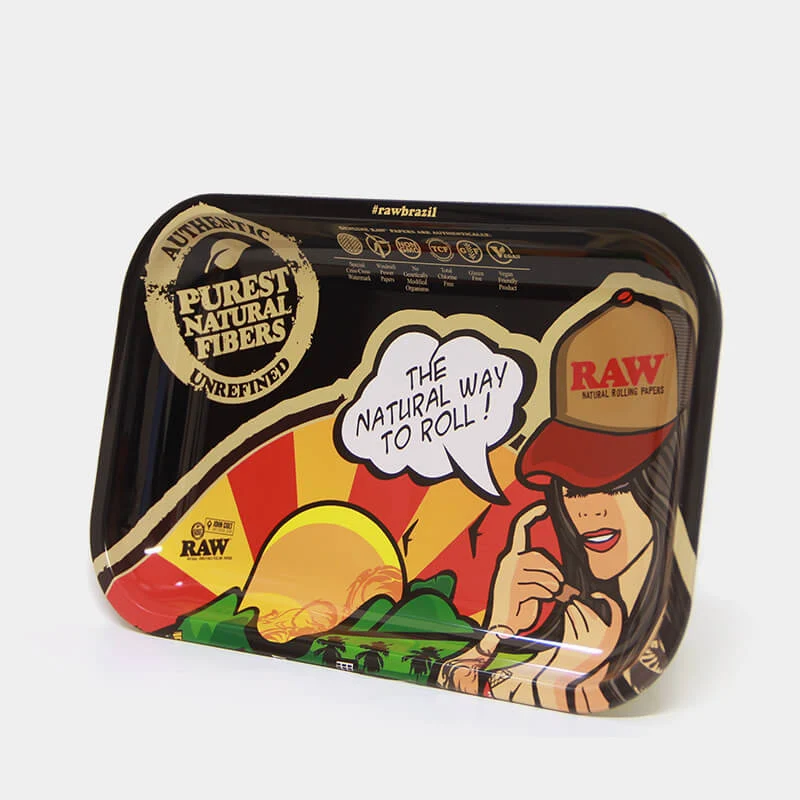 RAW ROLLING TRAY "BRAZIL-Limited Edition"