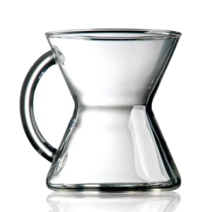 Tazza vetro forma di Chemex
