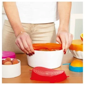 WD Lifestyle - 6 Coperchi Salvafreschezza Silicone