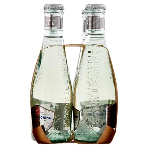BIBITE SANPELLEGRINO, Silver Cocktail, Bevanda Gassata Analcolica - 24 bottiglie vetro da 200 ml