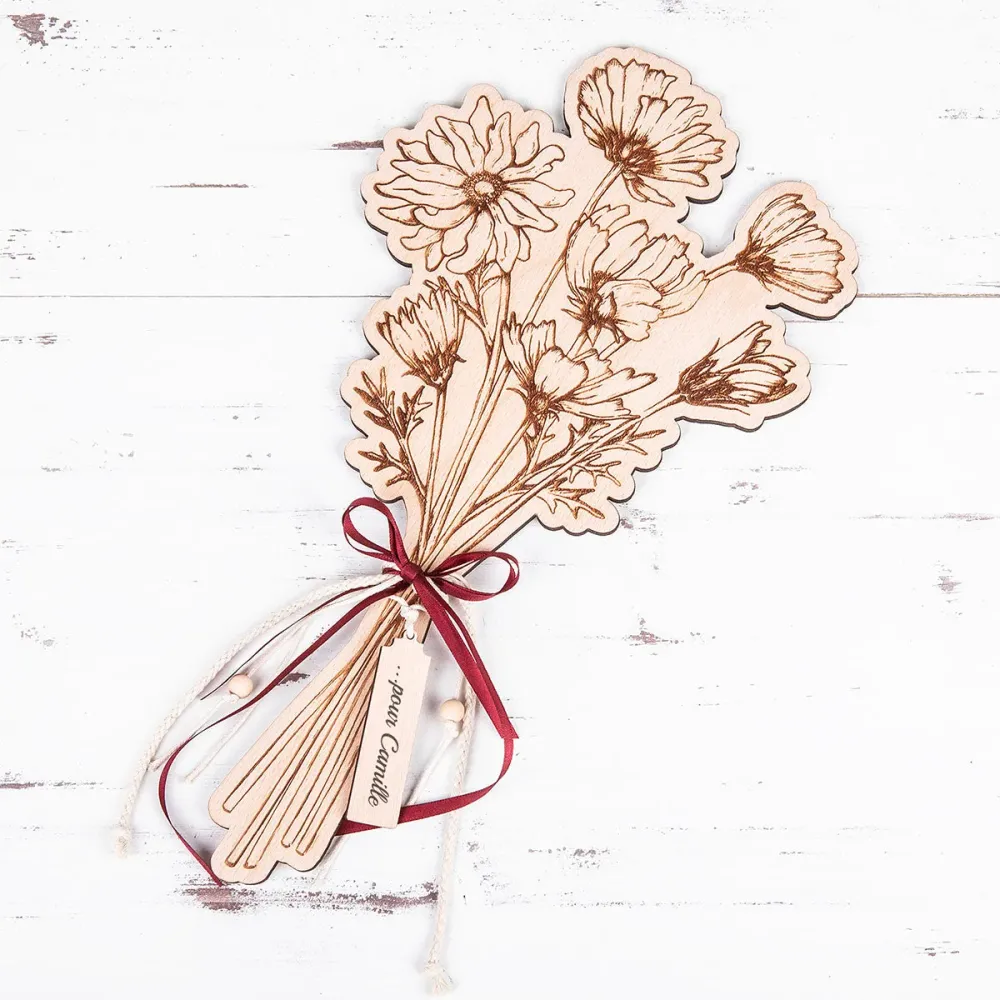 Bouquet di legno Bellezza