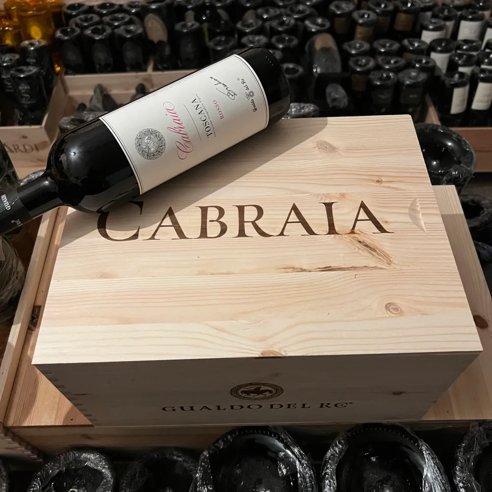 Cabraia 2018 Toscana Rosso IGT Gualdo del Re - Cassa Legno 6 Bottiglie