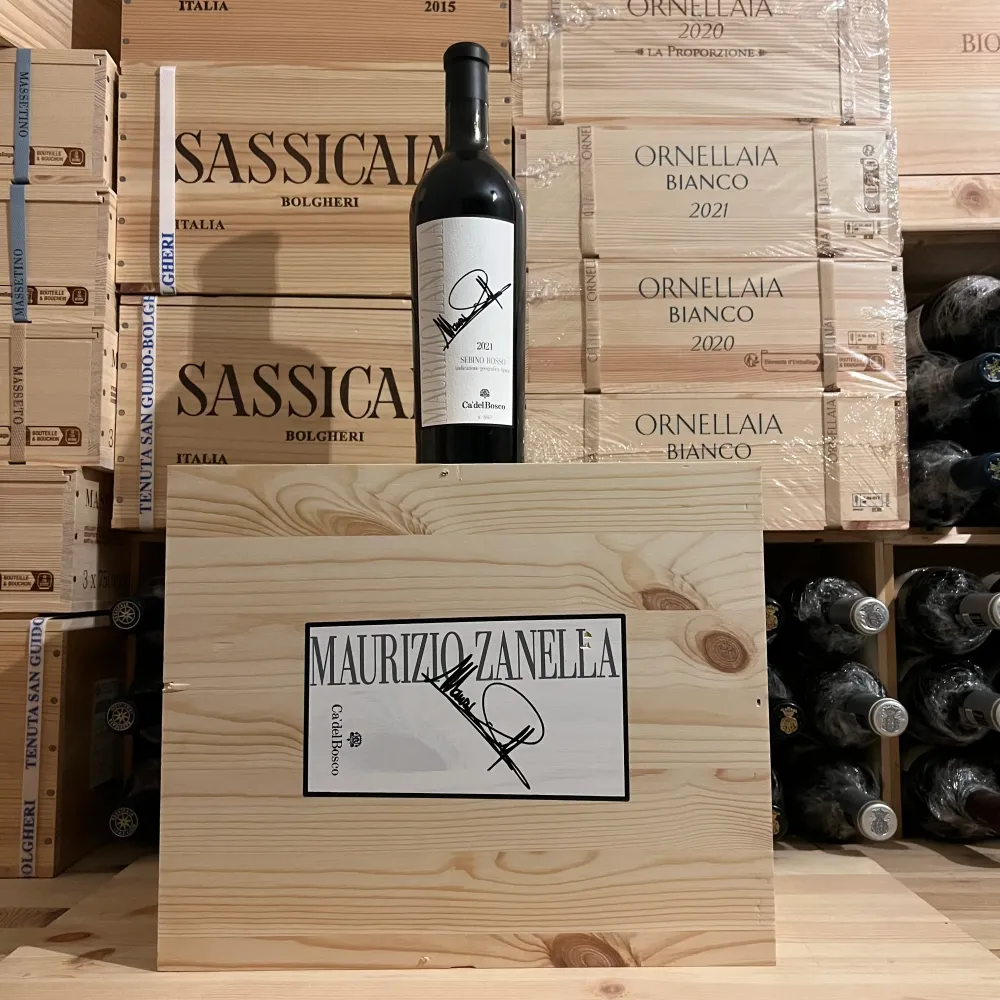 Ca Del Bosco Maurizio Zanella 2021 Sebino Rosso IGT - Cassa Legno 6 Bottiglie