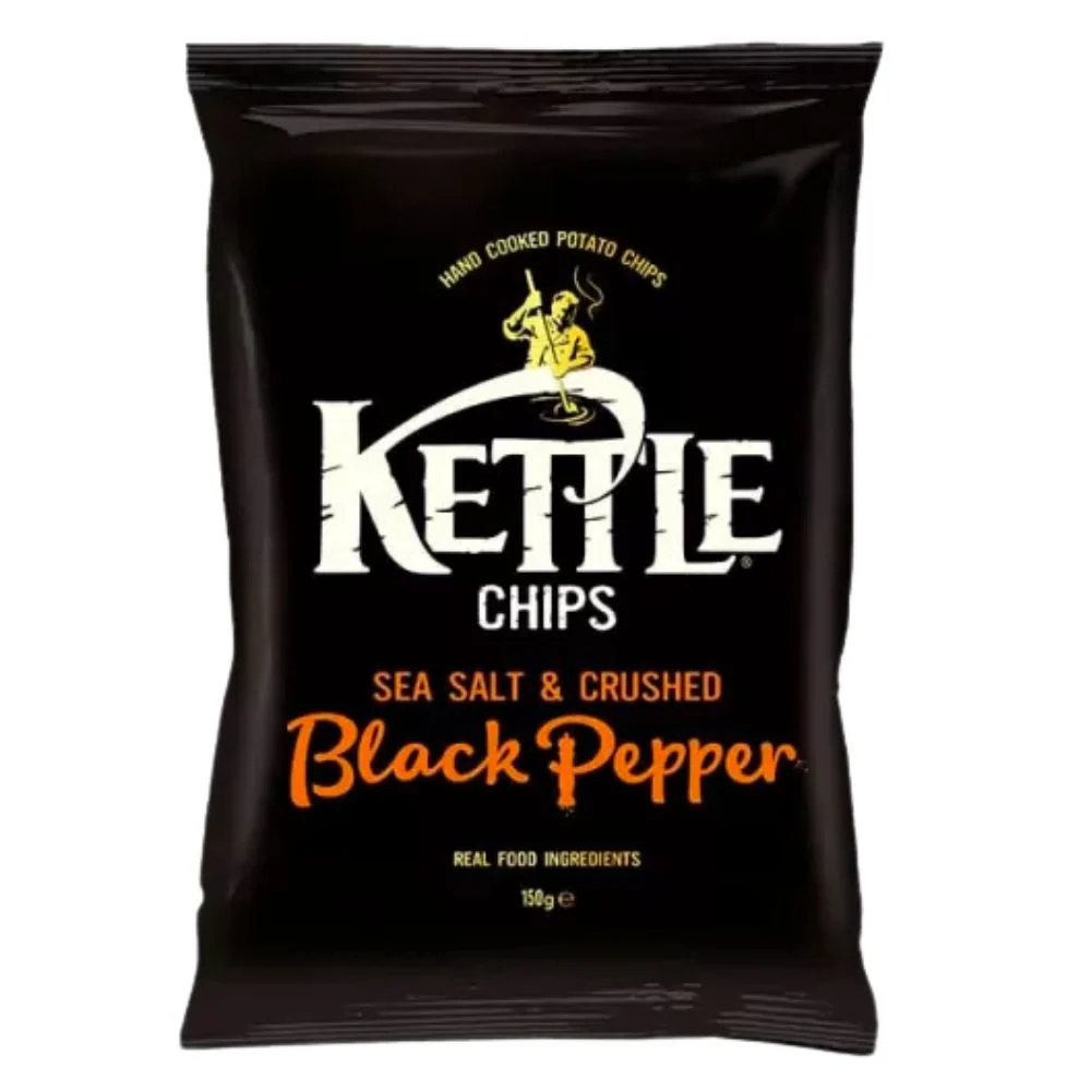 Kettle Black Pepper, patatine al pepe nero da 150g