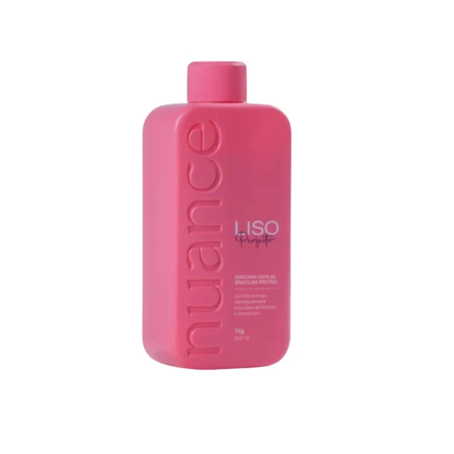 Nuance Professional Liso Perfeito Sistema Brasiliano Organico Lisciante – Controllo Professionale del Crespo – 1L (33.81 oz)