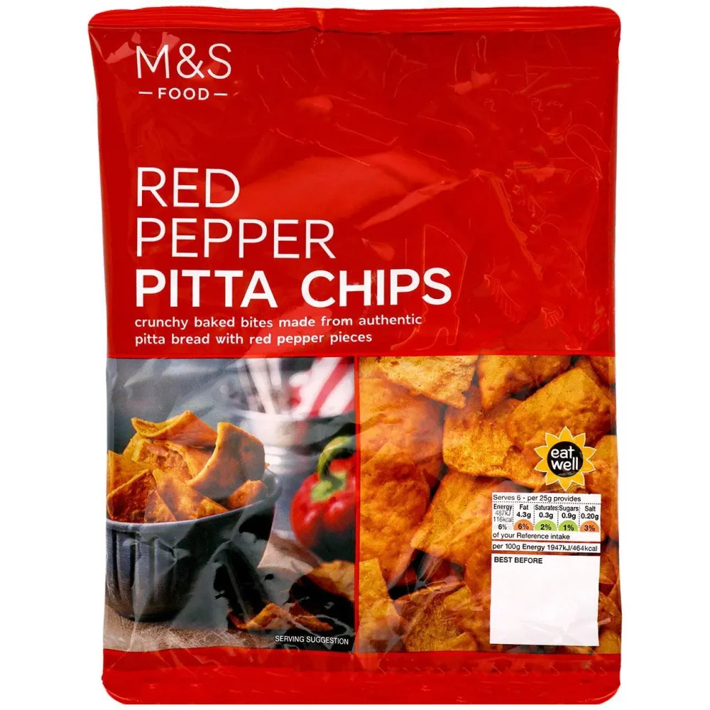 M&S Patatine Pitta Al Pepe Rosso 150g