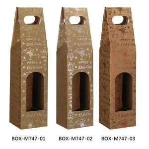 Scatola porta bottiglie 8.8x38.5x8cm-disponibile 3 assortimenti