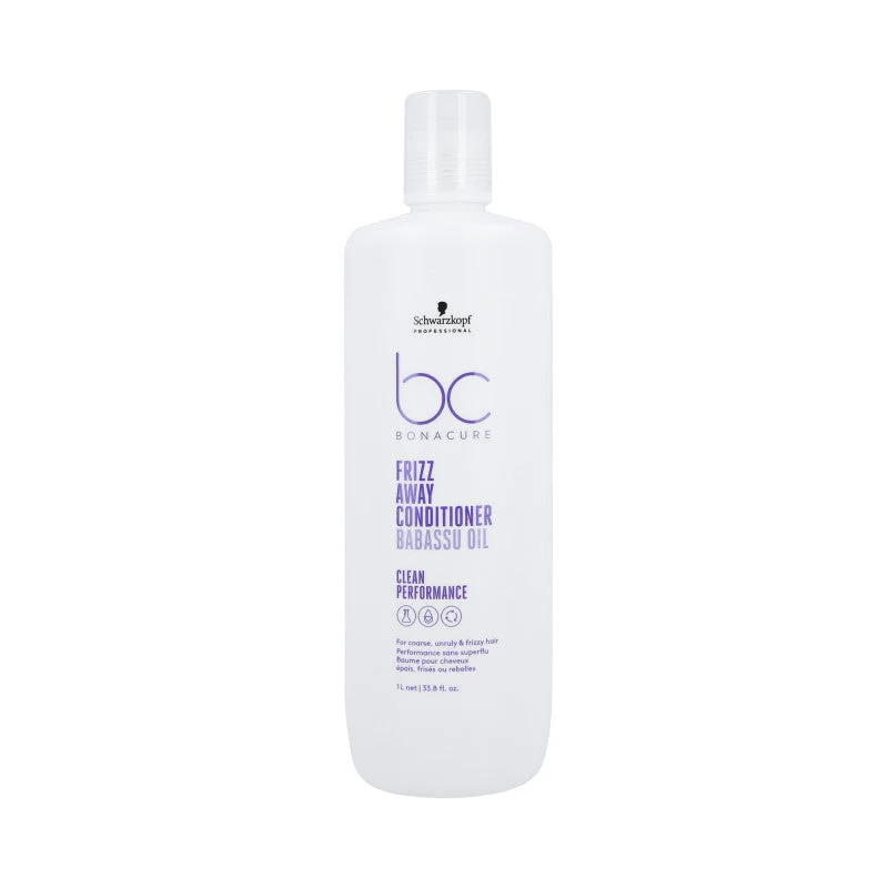 SCHWARZKOPF PROFESSIONAL BONACURE FRIZZ AWAY Balsamo lisciante per capelli crespi 1000ml