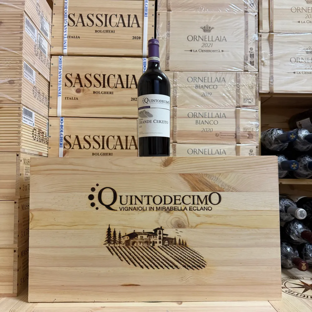 Taurasi Riserva DOCG Grande Cerzito 2020 Quintodecimo - Cassa Legno 6 Bottiglie