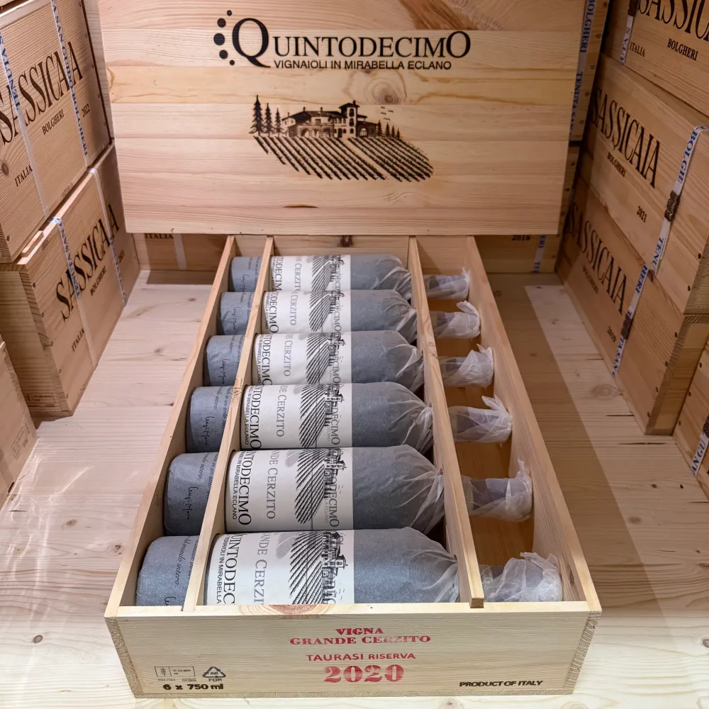 Taurasi Riserva DOCG Grande Cerzito 2020 Quintodecimo - Cassa Legno 6 Bottiglie