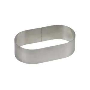 Anelli per torta ovali Schneider lunghezza 180 mm larghezza 105 mm altezza 50 mm 155051