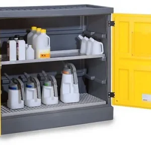 Armadio ambientale DENIOS PolyStore plastica L 120 cm 1 leccarda 1 griglia tipo PS 1211.1.1