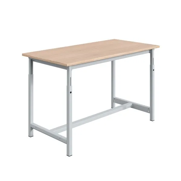 Banco da lavoro SOFAME PTH regolabile meccanicamente altezza L 1200 x P 750 x da 764 1044 mm piano di lavoro multiplex 24...