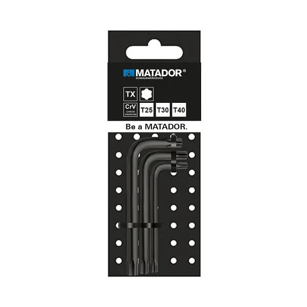 MATADOR set di cacciaviti offset TORX® Minis T25 / T30 / T40 0443 9032
