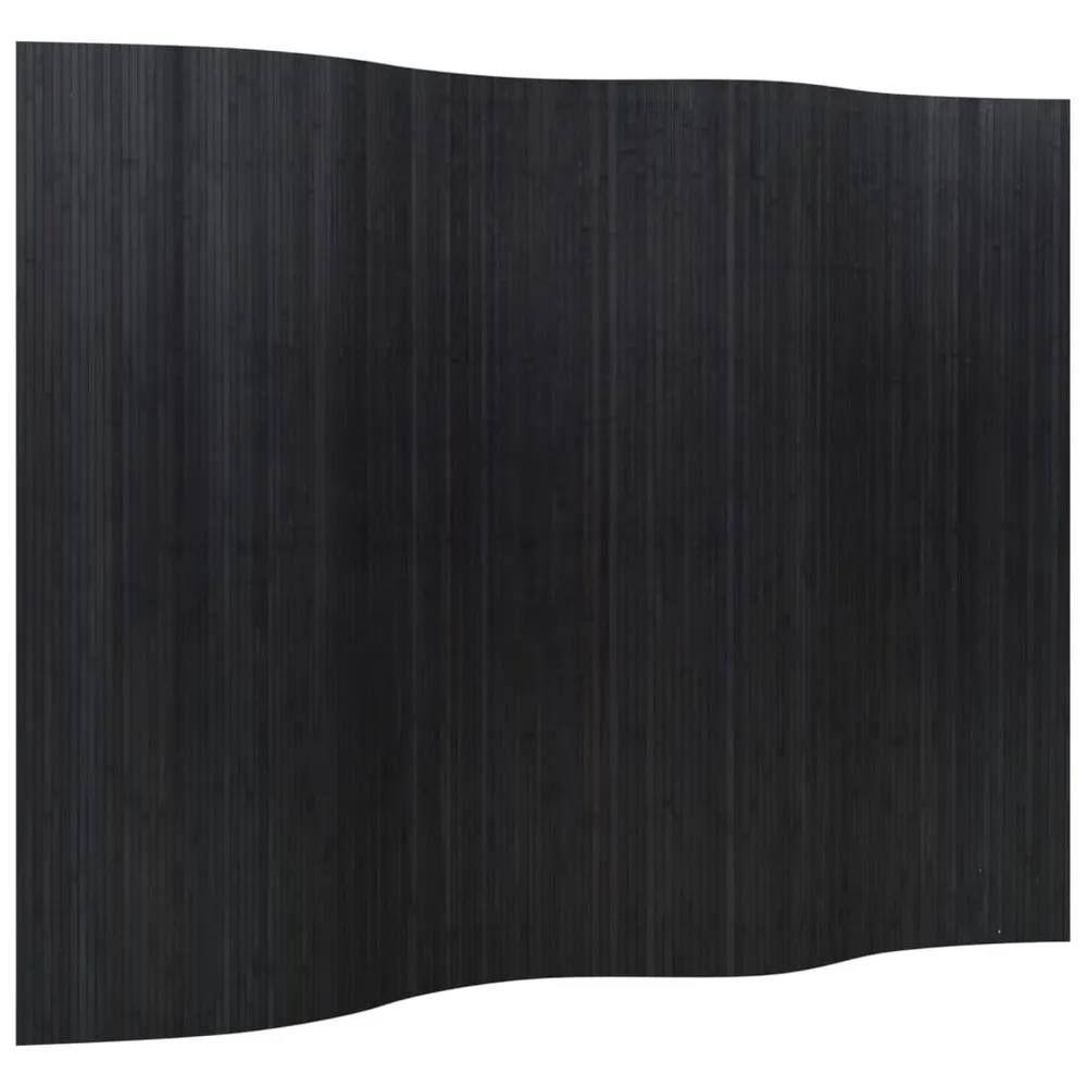 Divisorio Ambienti Nero 165x250 cm Bambù