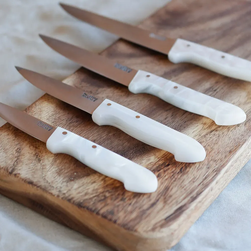 Coltello da cucina acciaio inox con manico madreperla Pallarès