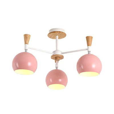 Lampadario sospensione innovativo ed elegante con lampada sospensione metallo cupola 3 lampadine per sala da pranzo