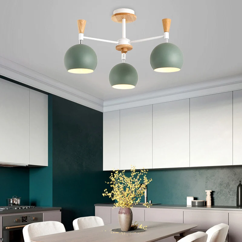 Lampadario sospensione innovativo ed elegante con lampada sospensione metallo cupola 3 lampadine per sala da pranzo