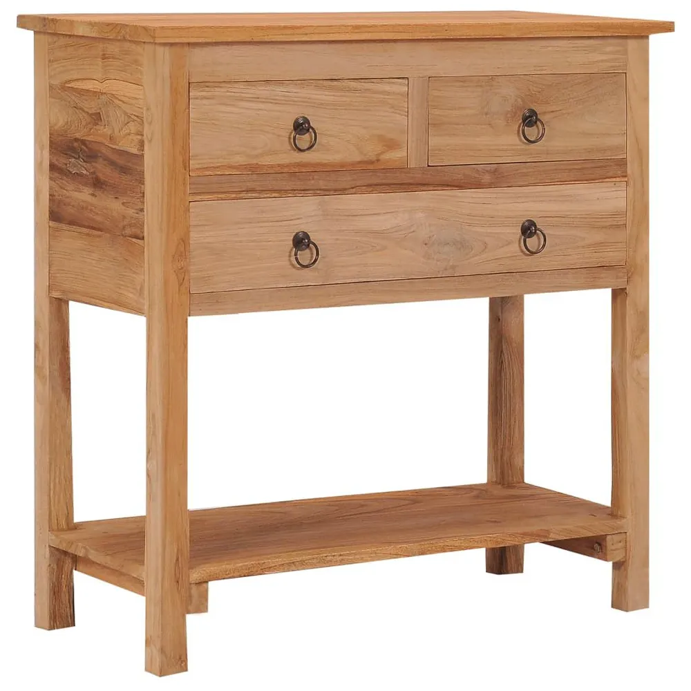 Credenza 78x35x80 cm Legno Massello di Teak