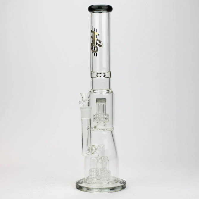H2O 17.5" vetro Bong Shower Head Percolator