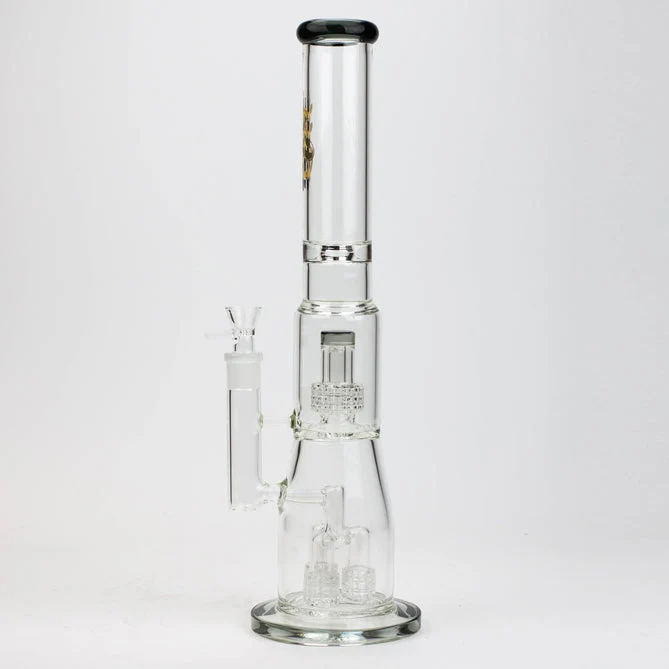 H2O 17.5" vetro Bong Shower Head Percolator