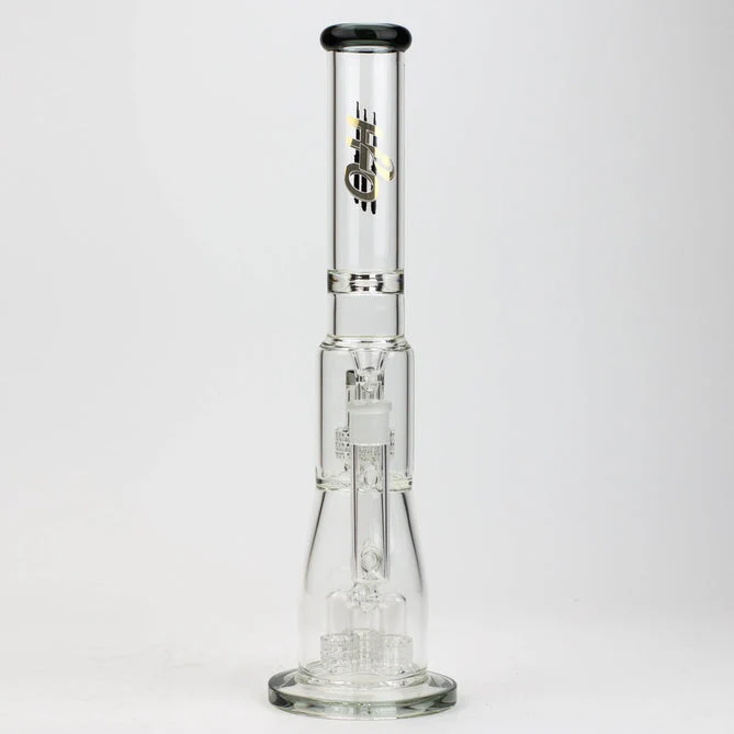 H2O 17.5" vetro Bong Shower Head Percolator