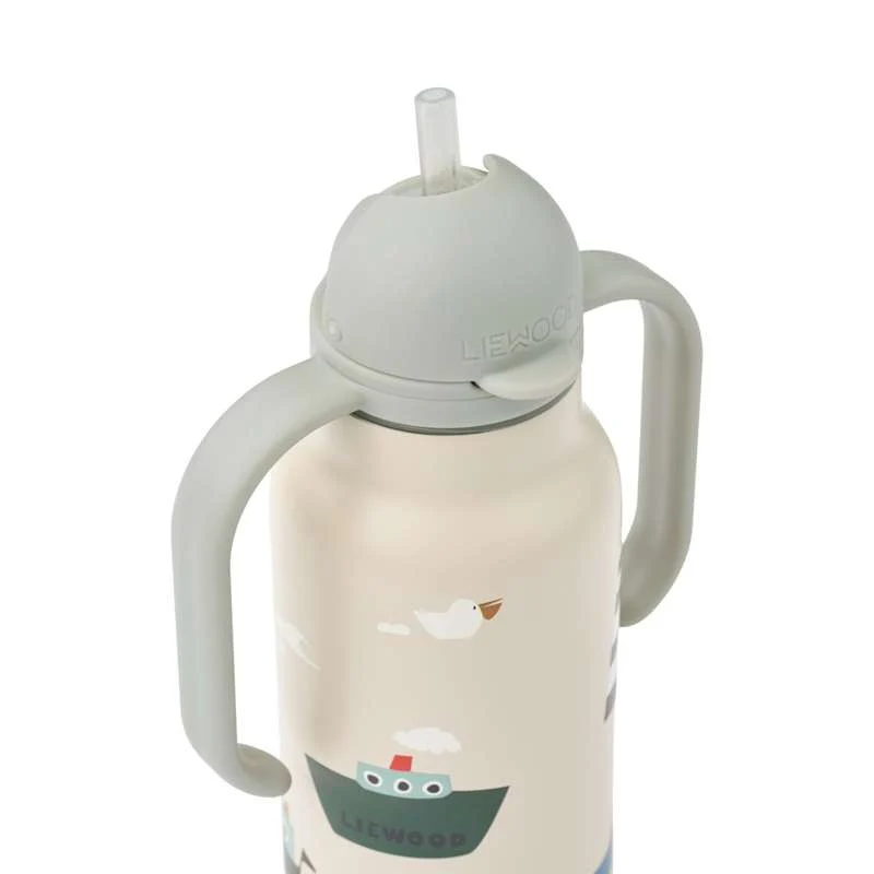Liewood Kimmie Drikkeflaske - Rustfrit Stål - 250ml - Sailing/Sandy