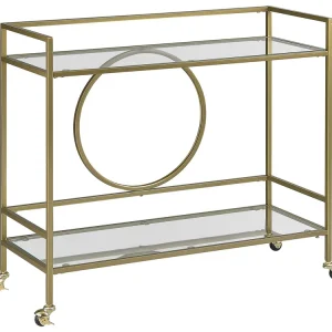 Metal Drinks Trolley Temperato Top Gold KERRY