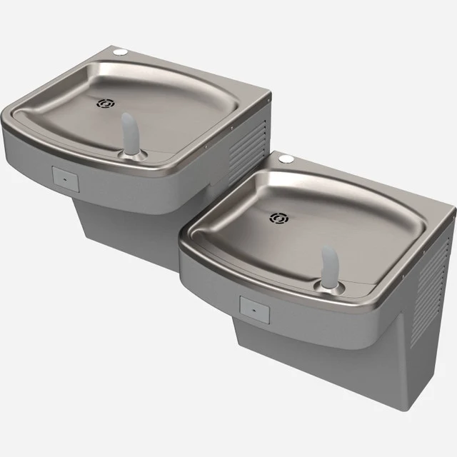 Murdock - A172108F-UG - Wall Mounted ADA Bi-Level Water Cooler, 8 GPH Refrigeration, Gray Finish, Flessibile Bubbler