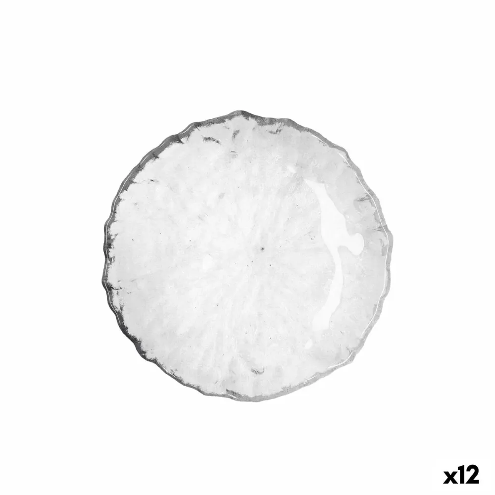 Piatto Quid Select Vidrio Trasparente Vetro 15,5 x 2,5 cm (12 Unità)