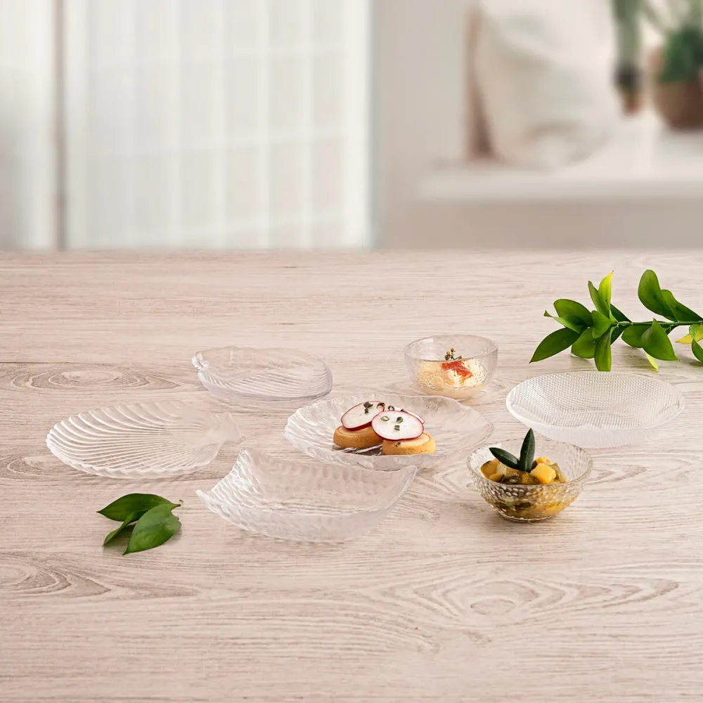 Piatto Quid Select Vidrio Trasparente Vetro 15,5 x 2,5 cm (12 Unità)