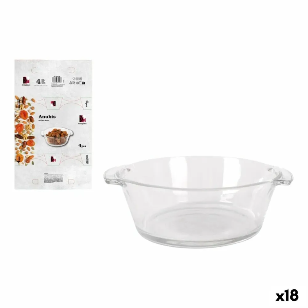 Set da Aperitivo Arcoglass Anubis Vetro 4 Pezzi (18 Unità)