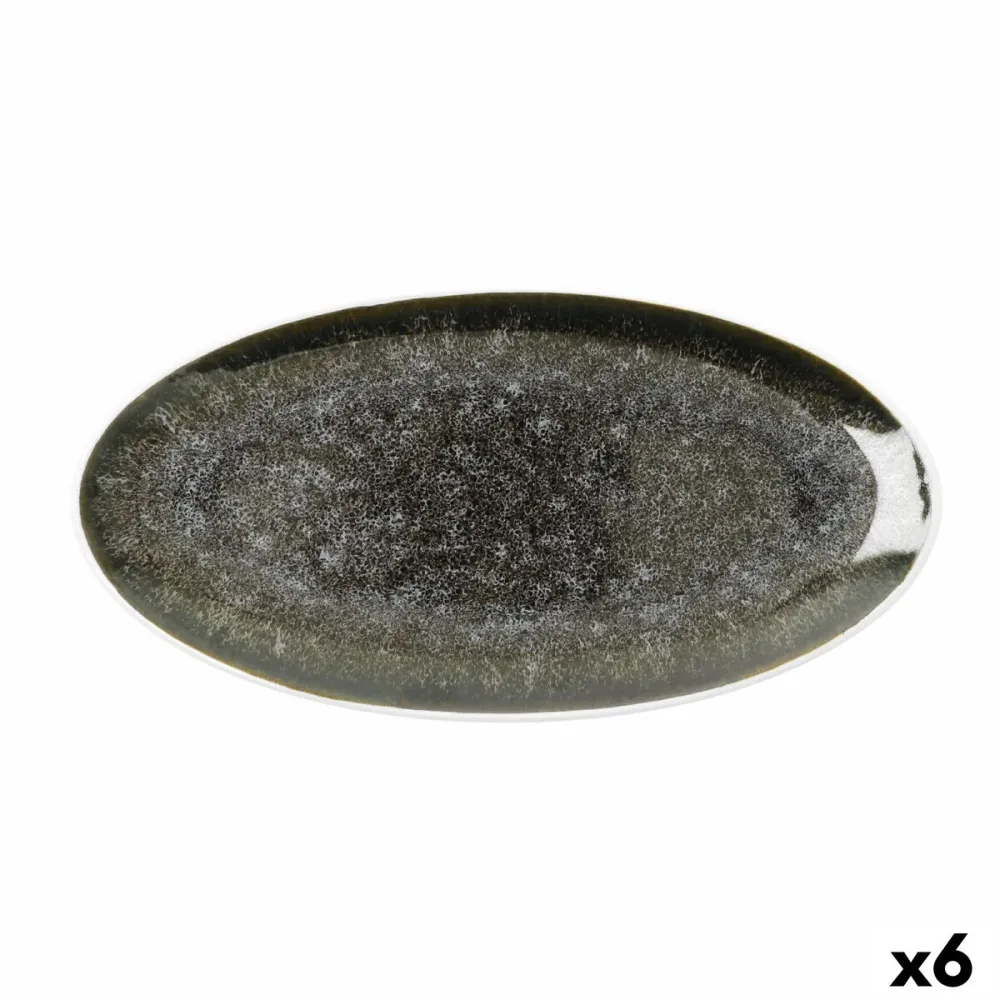 Vassoio per aperitivi Bidasoa Esclusivo Marrone 25 X 12,5 CM (6 Unità)