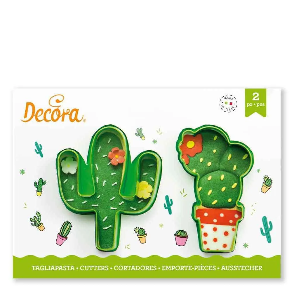 Set 2 tagliapasta cactus plastica